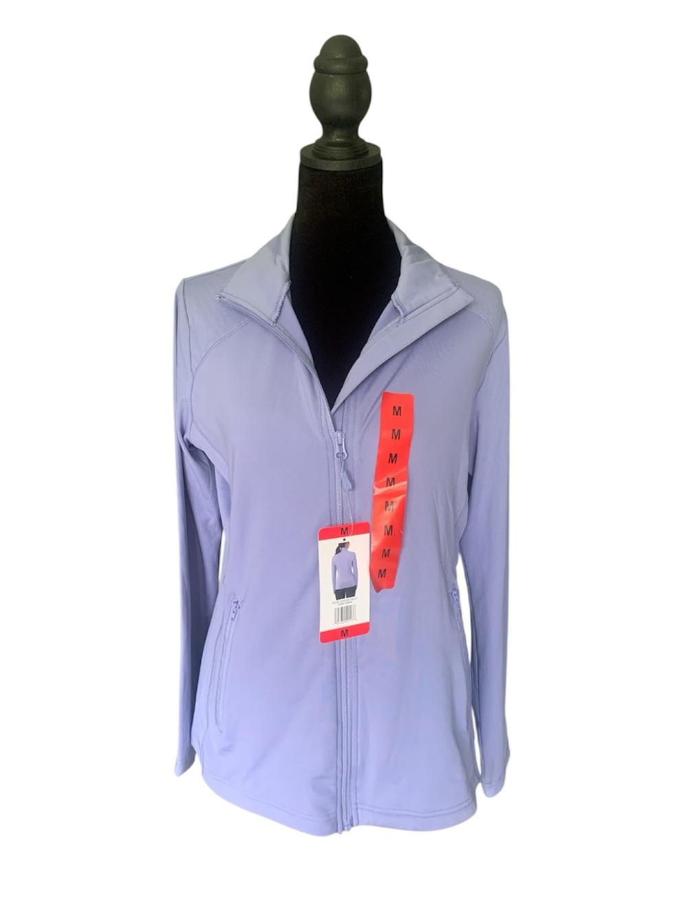 32 Degrees Cool Women’s Full-Zip Active Jacket in a light lavender -size medium